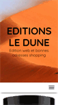 Mobile Screenshot of editionsledune.fr