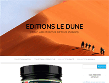 Tablet Screenshot of editionsledune.fr